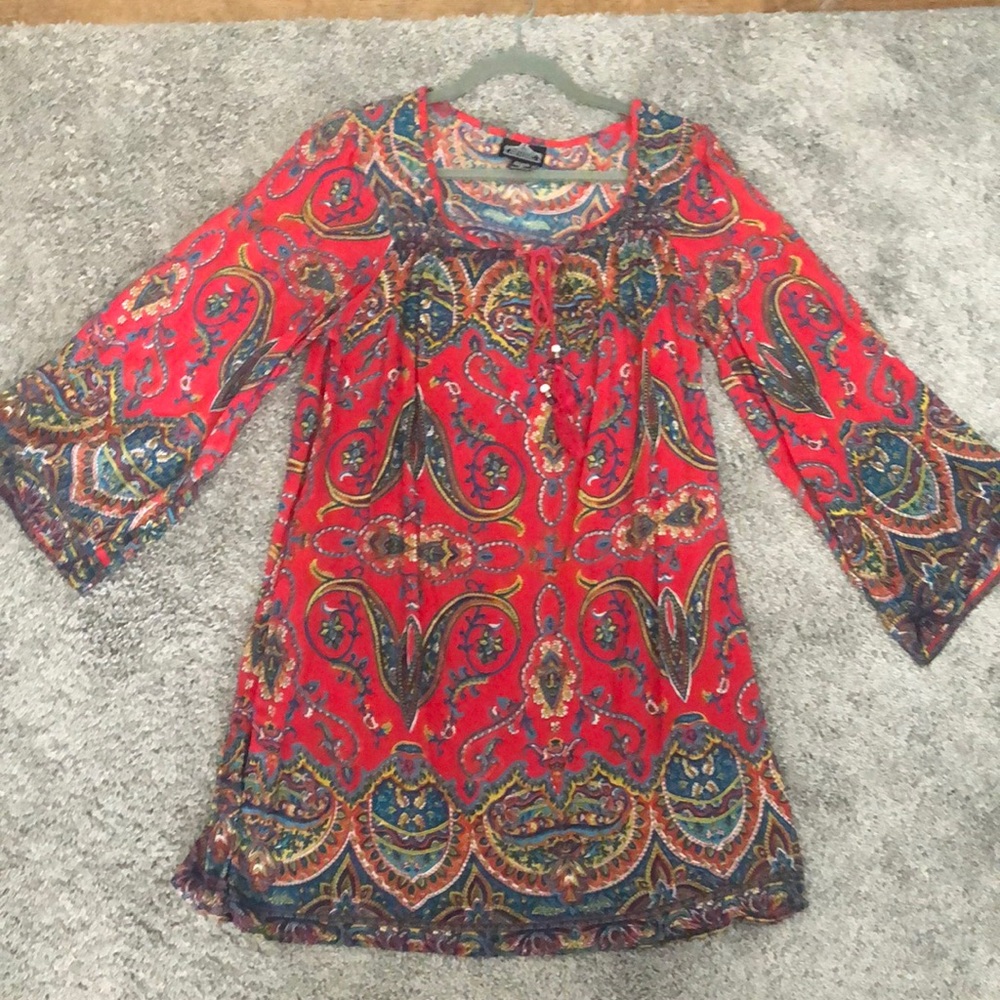 NWOT Angie boho swing dress